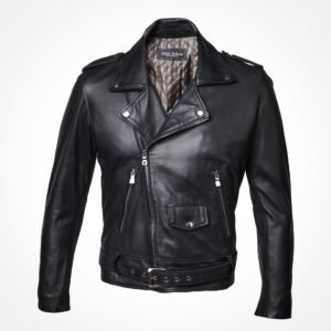 Perfecto en agneau noir - Adriano