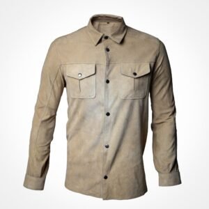 Chemise en daim beige - Bosco