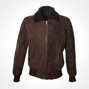 Blouson en mouton marron - Gianni