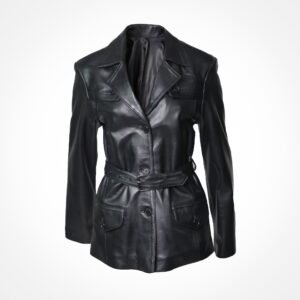 Veste saharienne en cuir - Graziana