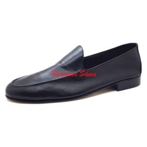 Mocassins en cuir noir - Samlo
