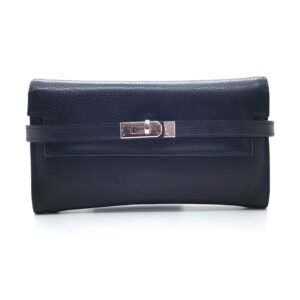 Portefeuille classique bleu - Agnesca