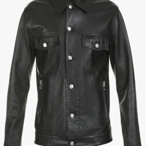 Blouson en cuir noir - Lorenzo