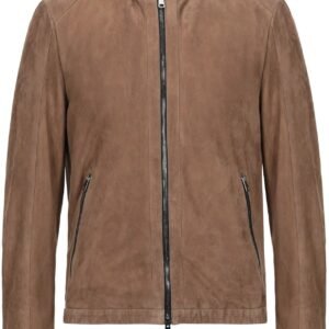 Blouson en suede taupe - Romeo