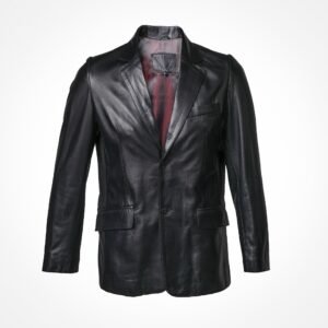 Blazer en agneau noir - Cosimo