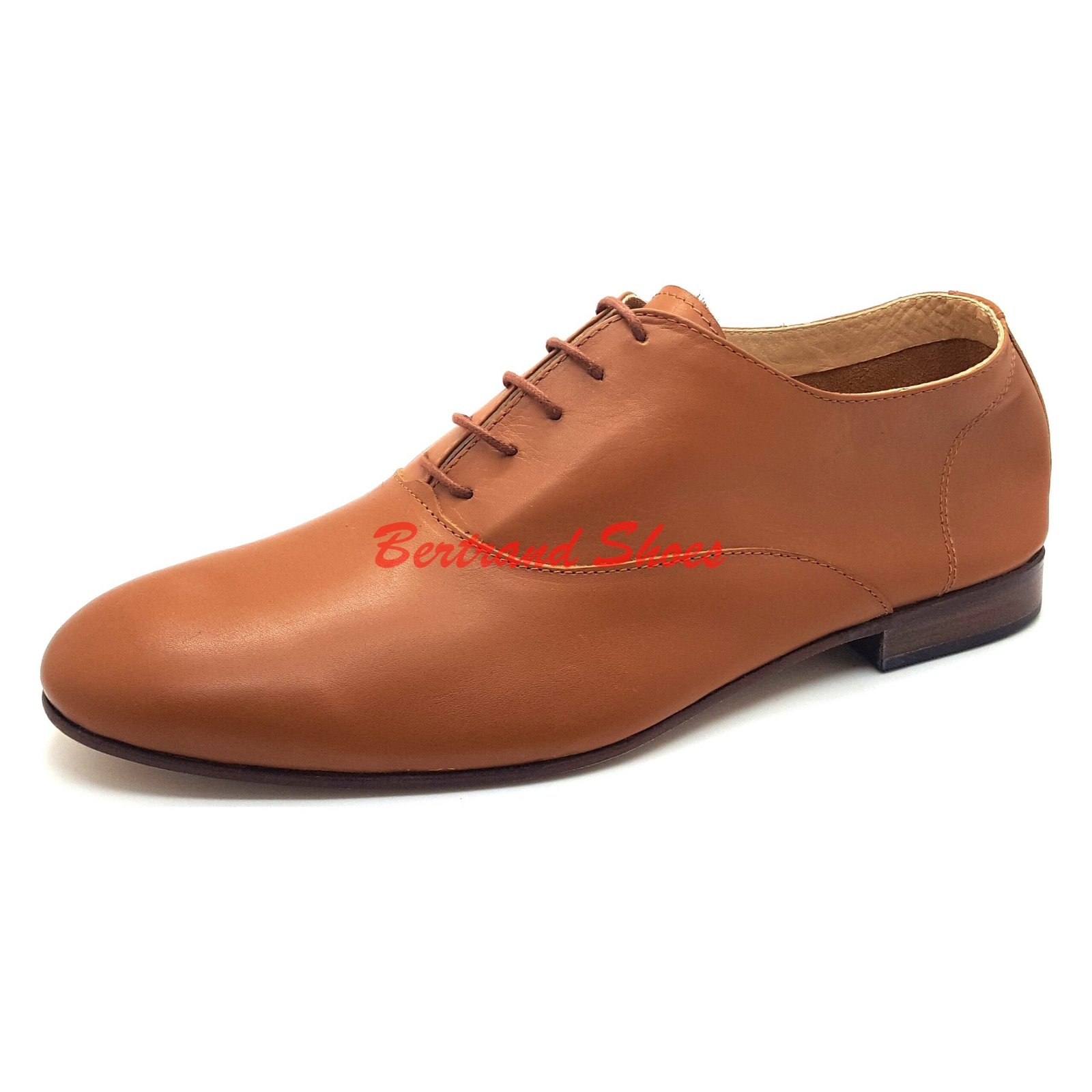 Derbies en cuir souple camel - Bourges h