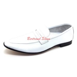 Mocassins en cuir blanc - Delta h