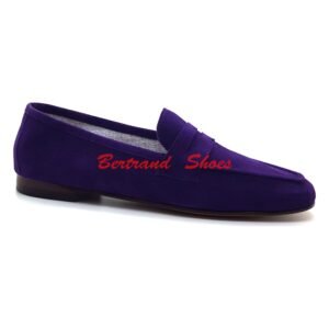 Mocassins en daim violet - Delta f