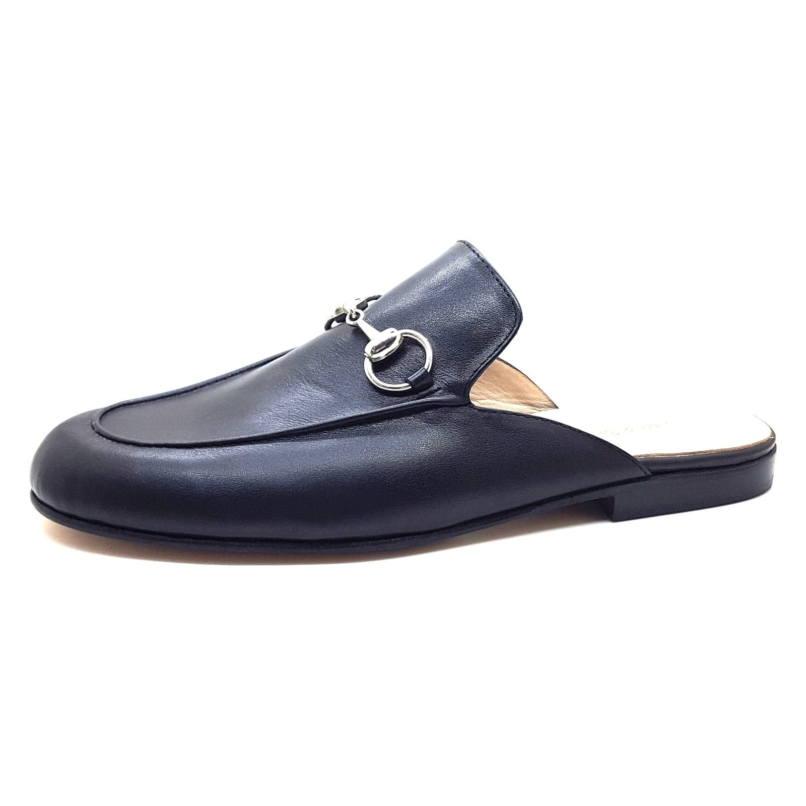 Mules en cuir noir - Alba