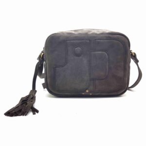 Petit sac en daim noir - Andrea