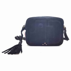 Petit sac en daim bleu - Andrea