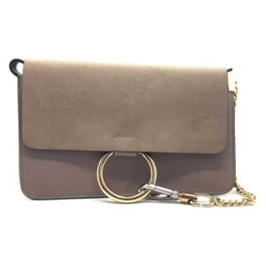 Petit sac porte epaule taupe - Amalia