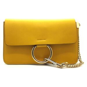 Petit sac porte epaule moutarde - Amalia