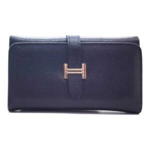 Portefeuille soufflet noir - Linda