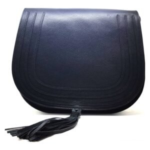 Sac a main port bandouli re noir - Bianca