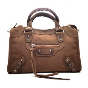 Sac porté épaule taupe - Aida