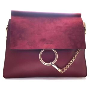 Sac porté épaule bordeaux - Beatrice